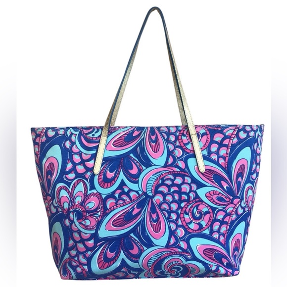 Lilly Pulitzer Paisley Canvas Tote - Picture 3 of 10